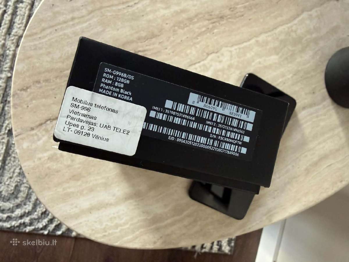 Samsung Galaxy S21+ 5G 128gb – juodas, su dėžute - nuotraukos Nr. 4