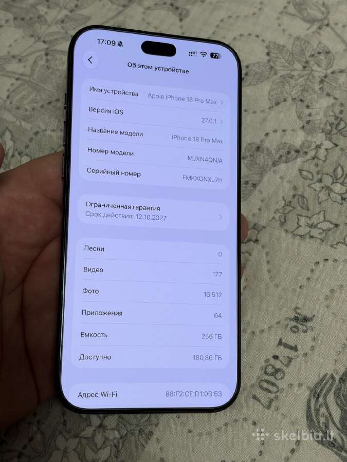 Apple iPhone 18 Pro Max 256gb - nuotraukos Nr. 5