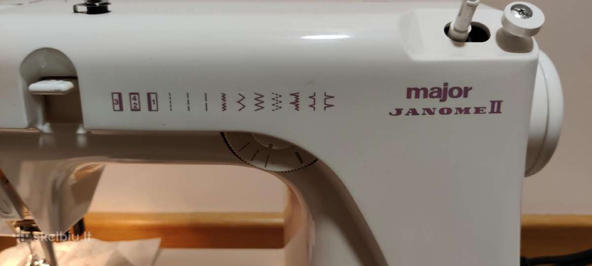 Kompaktiškos siuvimo mašinos Janome Major ir Major - nuotraukos Nr. 3