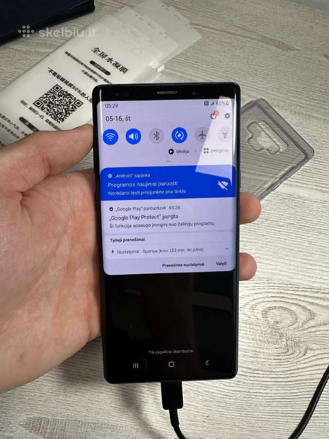 Samsung Galaxy Note9 512 GB / 8 GB RAM Ocean blue - nuotraukos Nr. 9