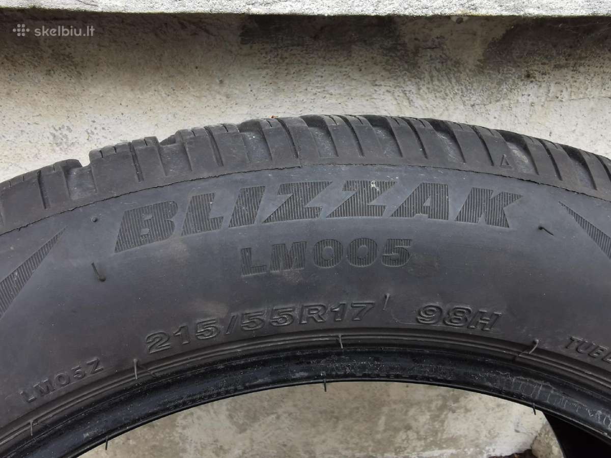 Žieminės padangos Bridgestone Lm 005 - nuotraukos Nr. 3
