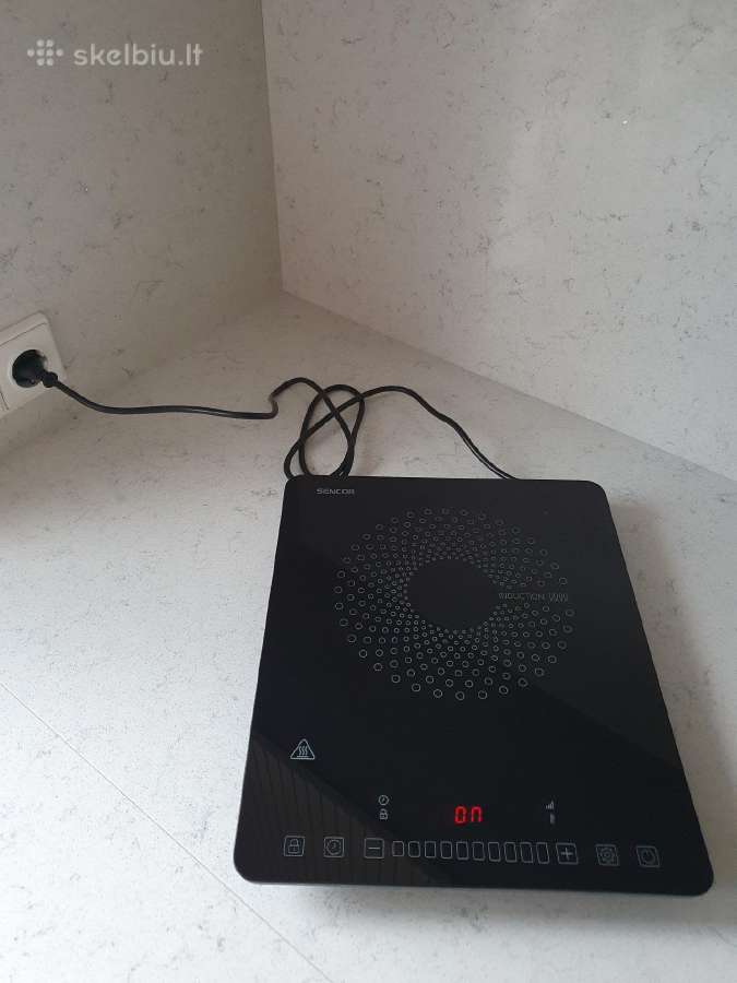 Mini viryklė indukcinė Sencor Scp 3701bk, 2000 W - nuotraukos Nr. 2