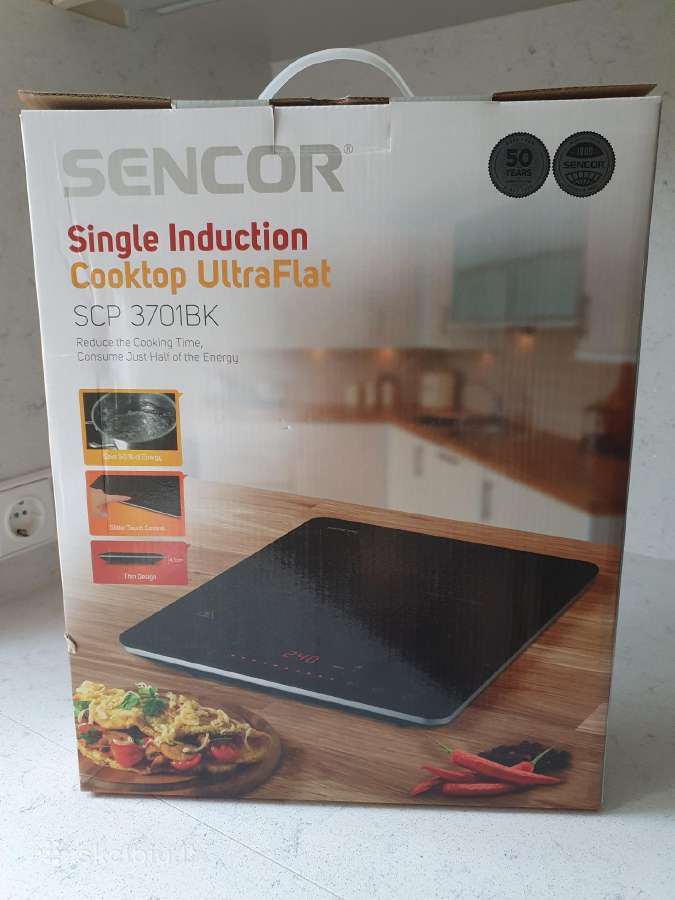 Mini viryklė indukcinė Sencor Scp 3701bk, 2000 W - nuotraukos Nr. 4