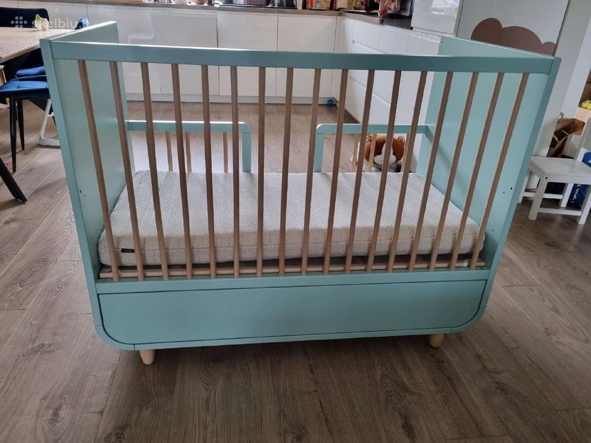 Ikea Myllra Kūdikio lovytė, su Lonas čiužiniu - nuotraukos Nr. 4
