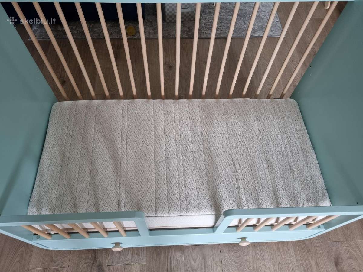 Ikea Myllra Kūdikio lovytė, su Lonas čiužiniu - nuotraukos Nr. 7