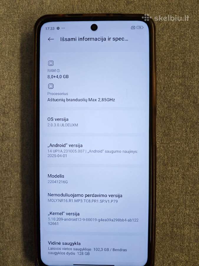 Parduodu xiaomi poco x4 GT - nuotraukos Nr. 2