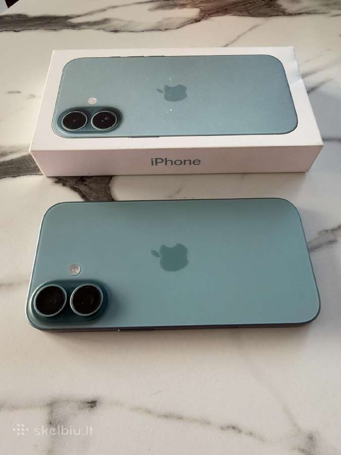 iPhone 16 128gb (su garantija) - nuotraukos Nr. 3