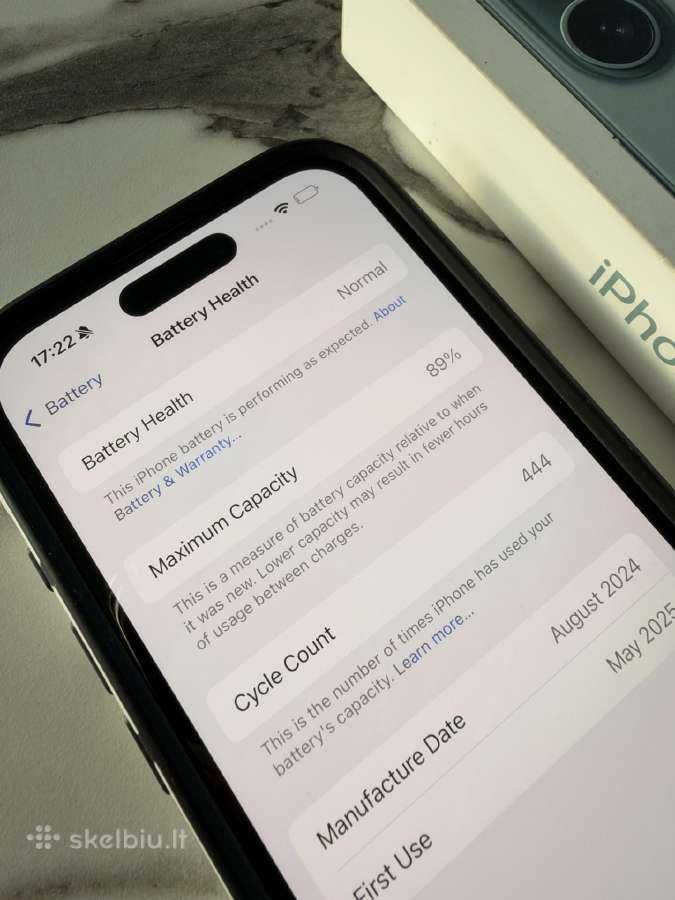 iPhone 16 128gb (su garantija) - nuotraukos Nr. 10