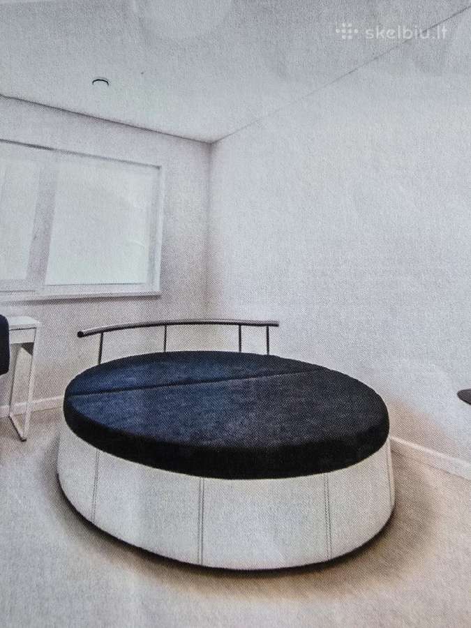 Stilinga,unikalaus dizaino apvali lova. - nuotraukos Nr. 2