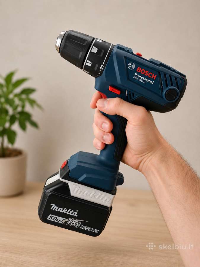 Makita Parkside X20v baterijos perėjimas adapteris - nuotraukos Nr. 8
