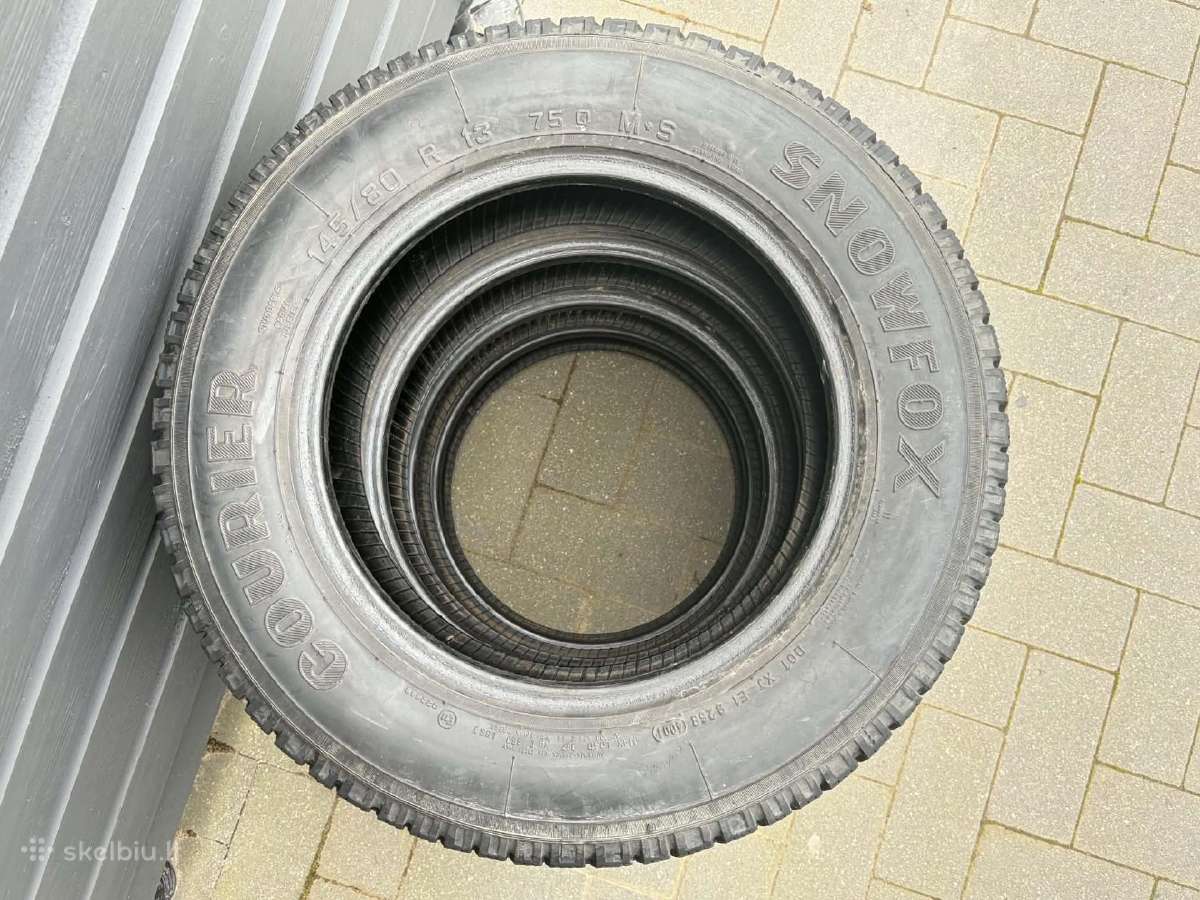 Žieminės padangos 145/70 R13 – 4 vnt. - nuotraukos Nr. 2
