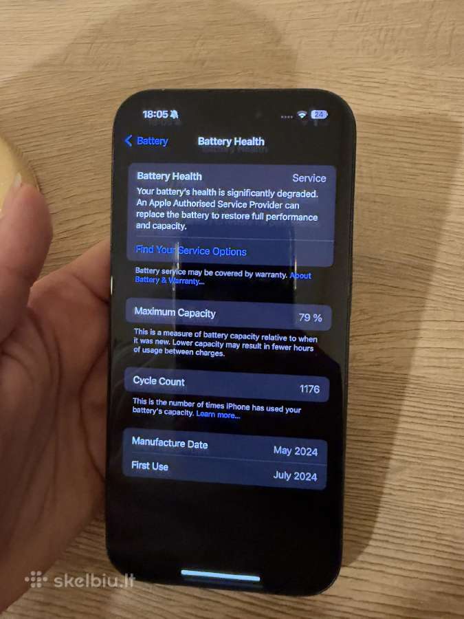iPhone 15 pro 256gb - nuotraukos Nr. 4