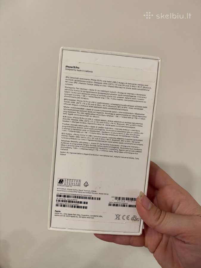 iPhone 15 pro 256gb - nuotraukos Nr. 9