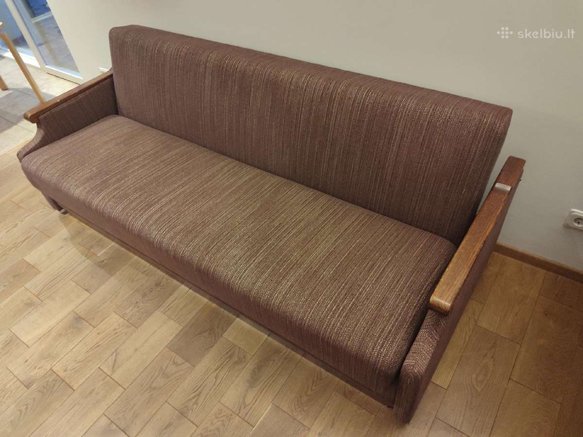 "Kauno Baldų" sofa (restauruota). - nuotraukos Nr. 3