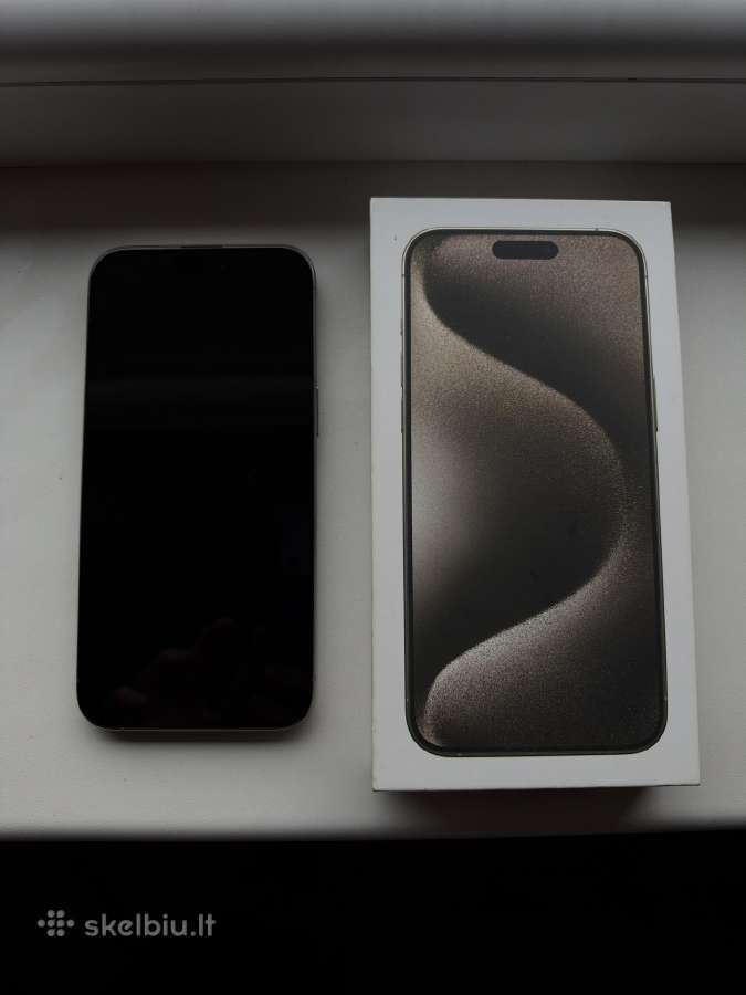 iPhone 15 Pro Max 256gb Natural Titanium - nuotraukos Nr. 3