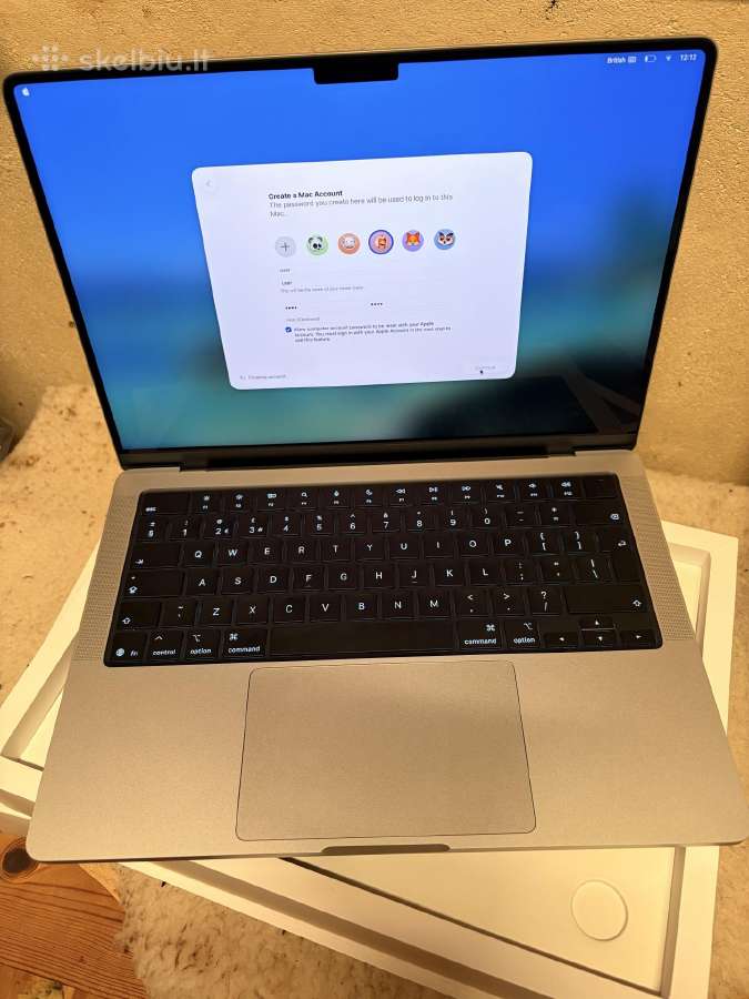 MacBook Pro 14 su M5 16gb 512gb SSD idealus - nuotraukos Nr. 2
