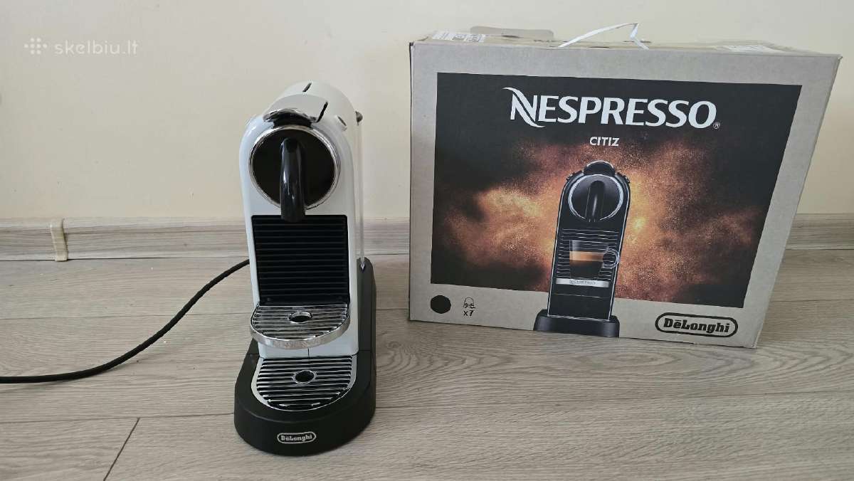 Nespresso De'longhi Citiz White kavos aparatas - nuotraukos Nr. 4