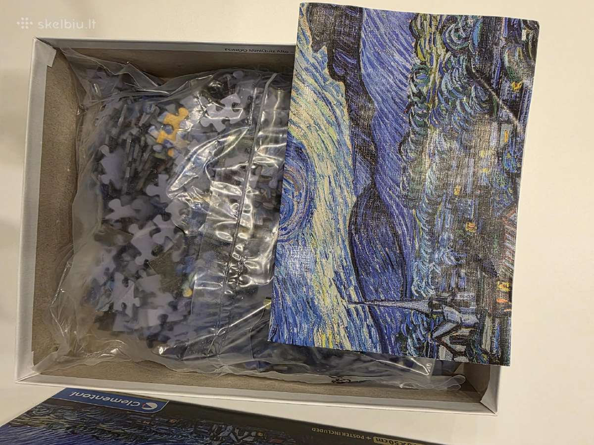 Dėlionė/puzzle 1000 "Van Gogh – The Starry Night" - nuotraukos Nr. 2