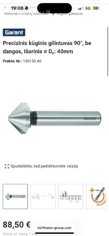 Metalo gilintuvai - nuotraukos Nr. 2