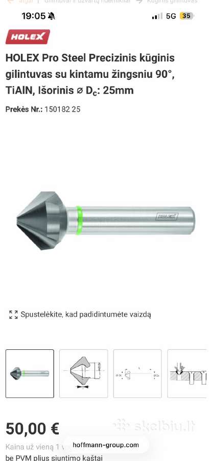 Metalo gilintuvai - nuotraukos Nr. 4