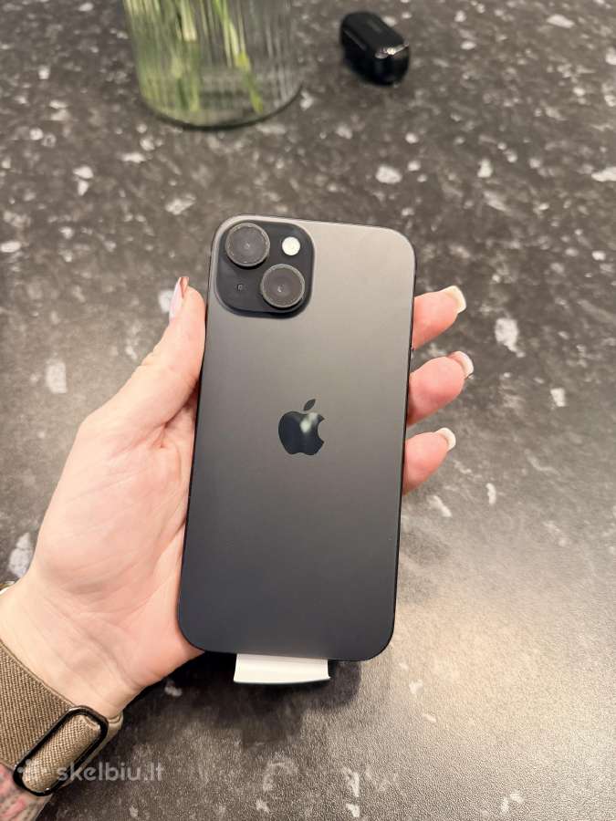 iPhone 15 128 GB Juodas Naujas - nuotraukos Nr. 3