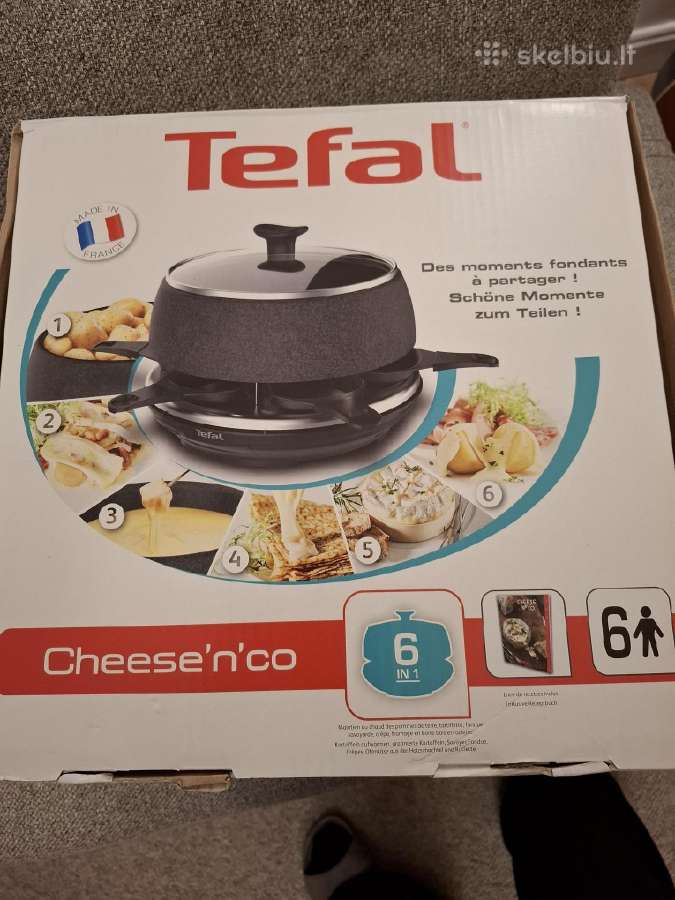 Nauja Tefal rakletė/fondiu Re12c8 Cheese'n'co - nuotraukos Nr. 5