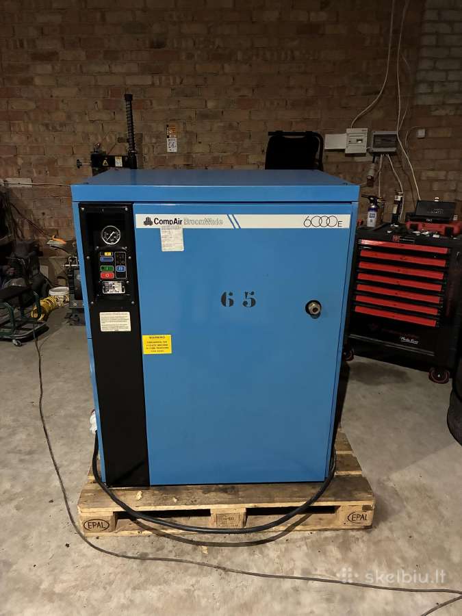 Sraigtinis kompresorius Compair Broomwade 6000e - nuotraukos Nr. 3