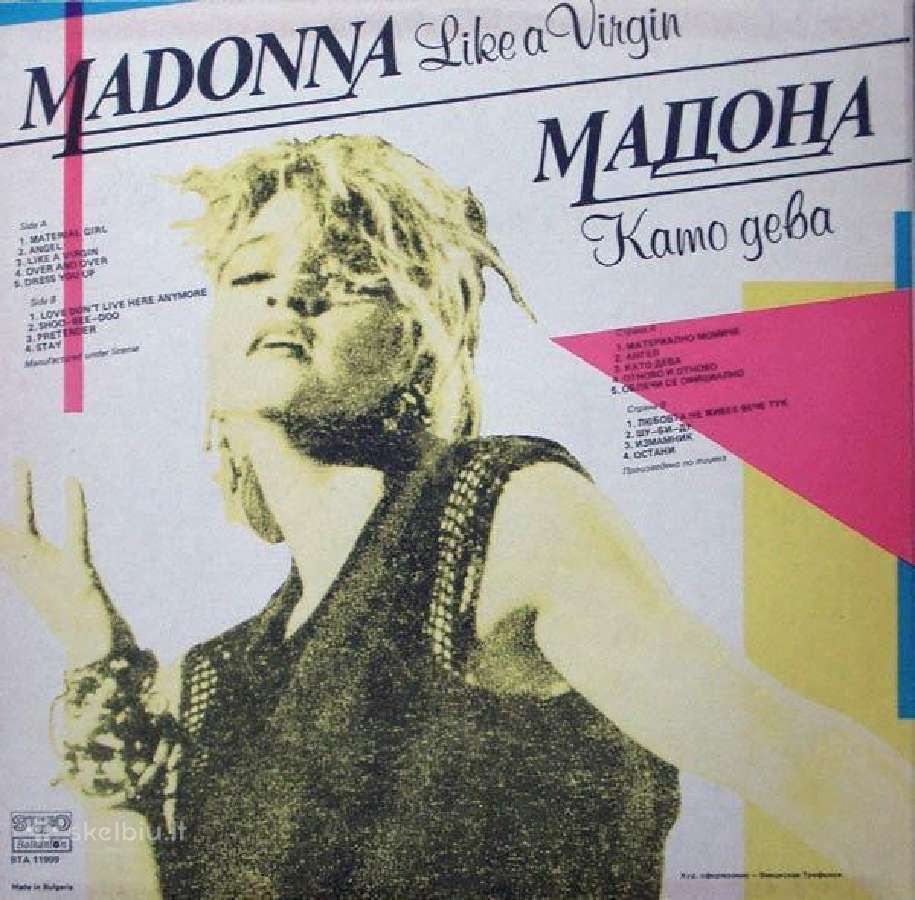 Madonna – Like A Virgin (1984) - nuotraukos Nr. 2