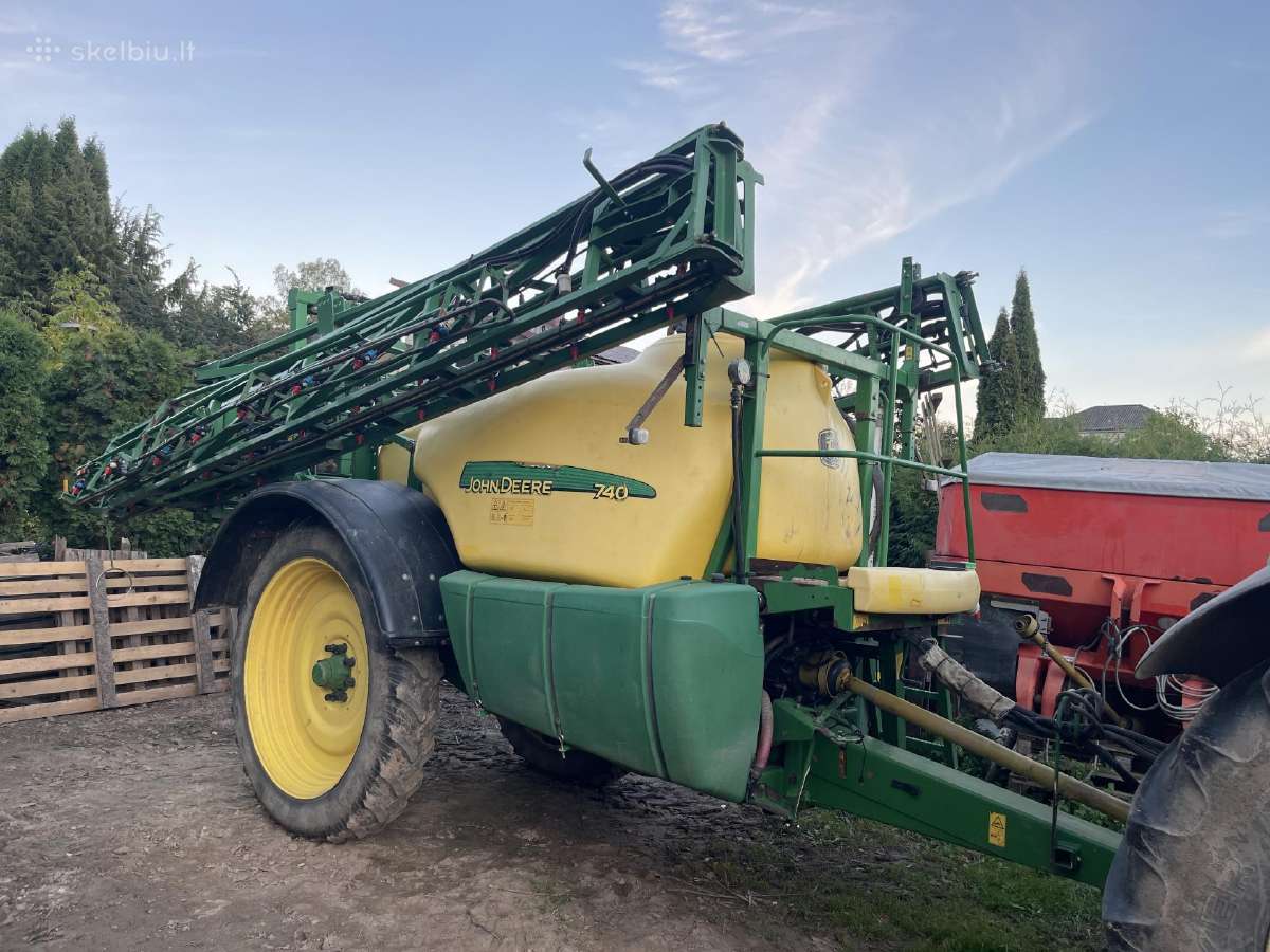 Parduodu John Deere 740 purkštuvas – 28 m, 4000 - nuotraukos Nr. 12