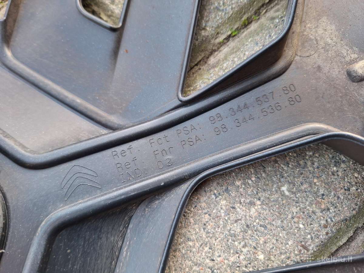 Citroen C4 18" originalus ratų gautas aerotech - nuotraukos Nr. 3