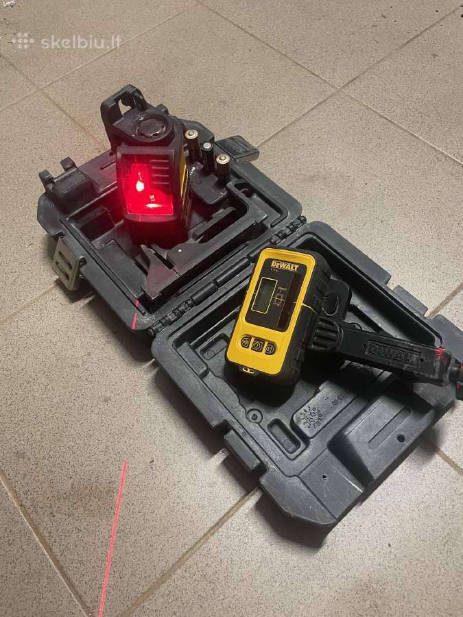 Dewalt lazeris su atstumo jutikliu - nuotraukos Nr. 2