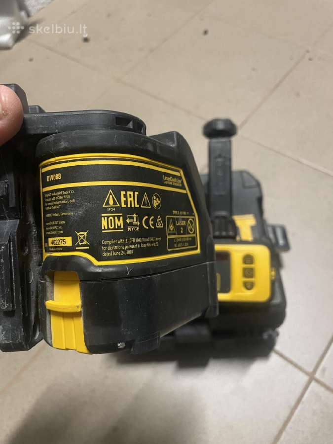 Dewalt lazeris su atstumo jutikliu - nuotraukos Nr. 3