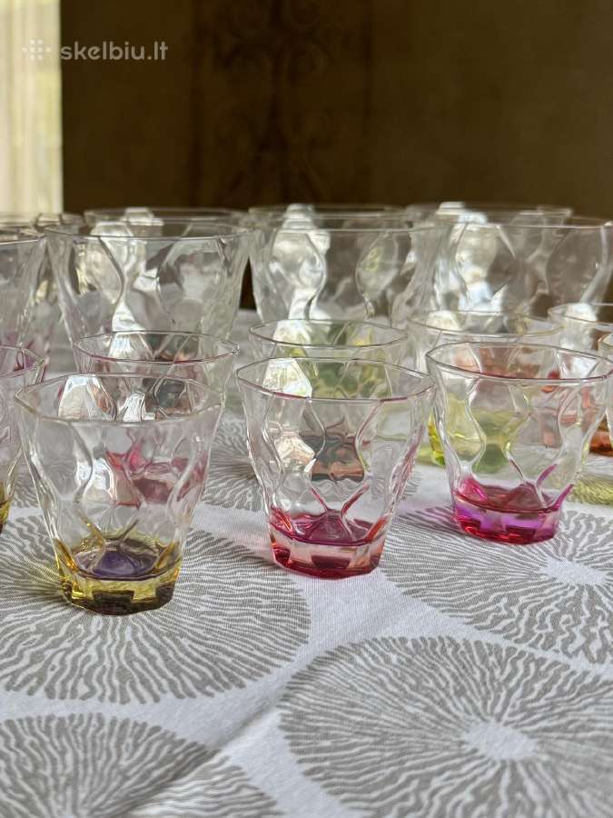 Riflessi Bicolour spalvotos stiklinės ir taurelės - nuotraukos Nr. 3