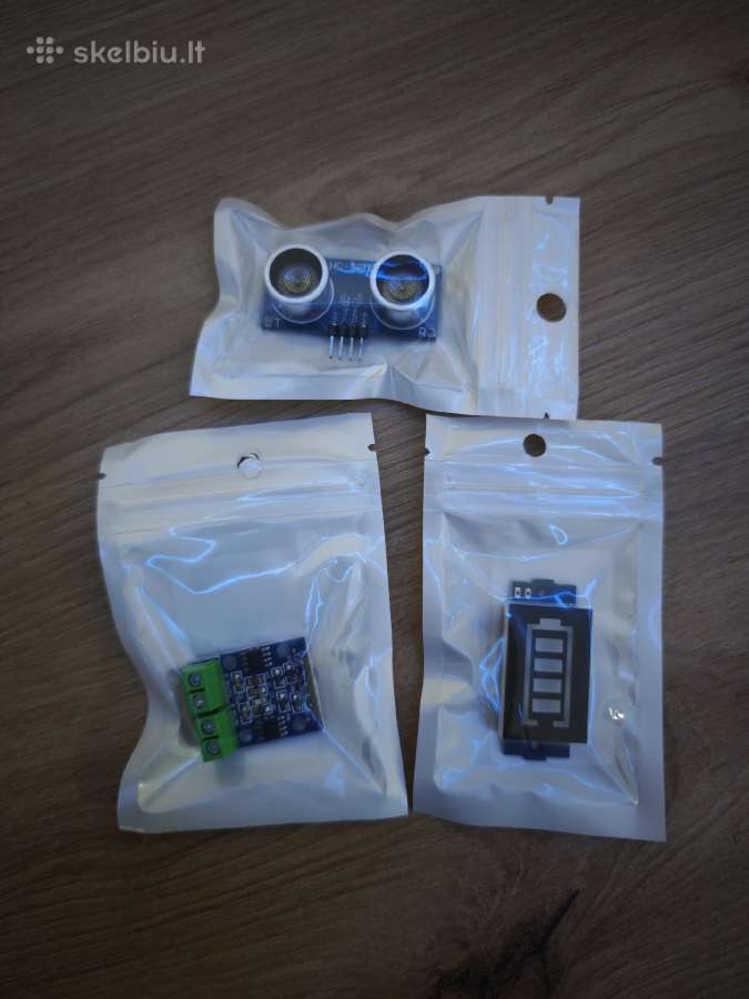 Arduino, robotikos ir elektronikos komponentai - nuotraukos Nr. 17