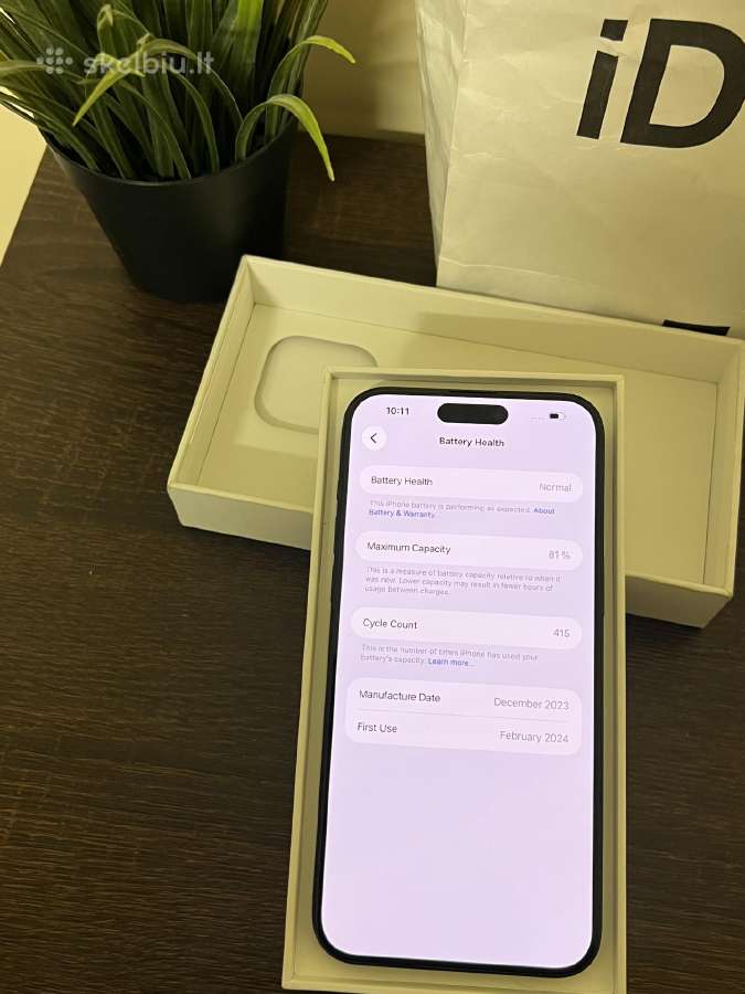 iPhone 15 Promax 256gb - nuotraukos Nr. 3