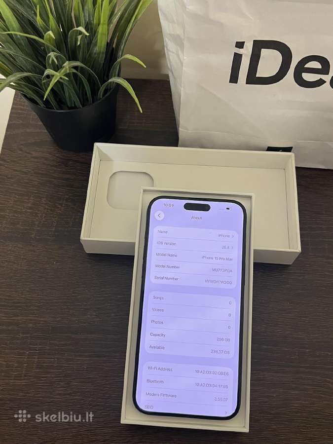 iPhone 15 Promax 256gb - nuotraukos Nr. 4