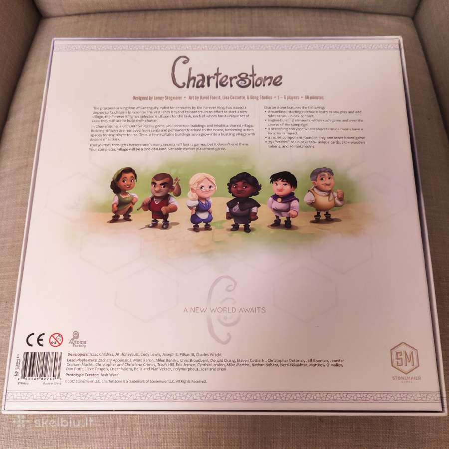 Legacy stalo žaidimas Charterstone - nuotraukos Nr. 2