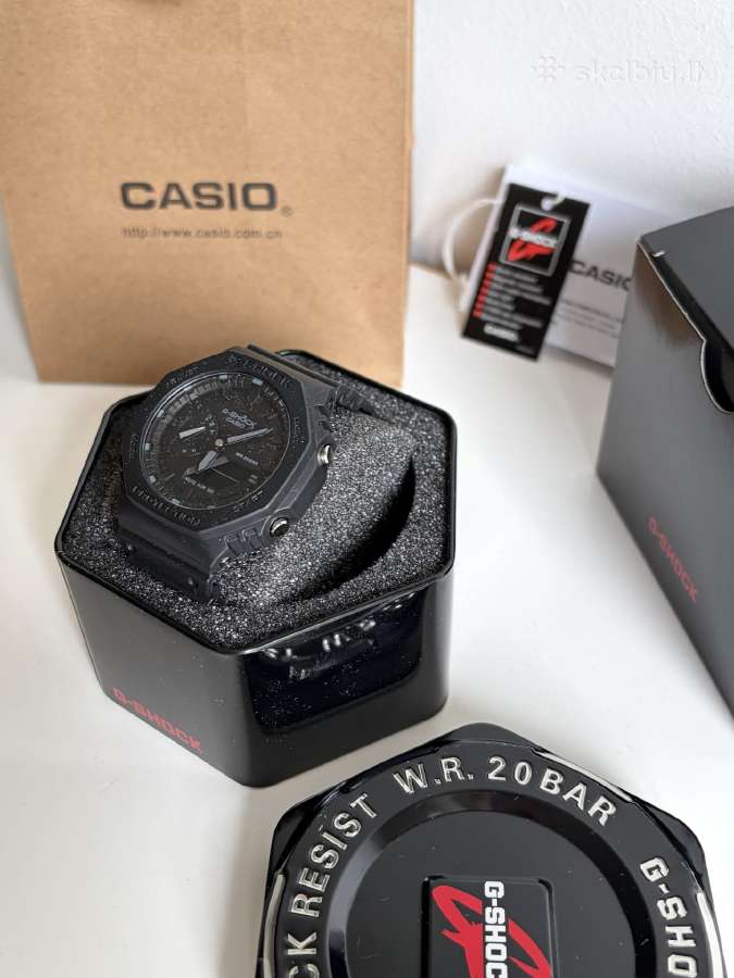 G-shock laikrodis juodas ga-2100 - nuotraukos Nr. 2