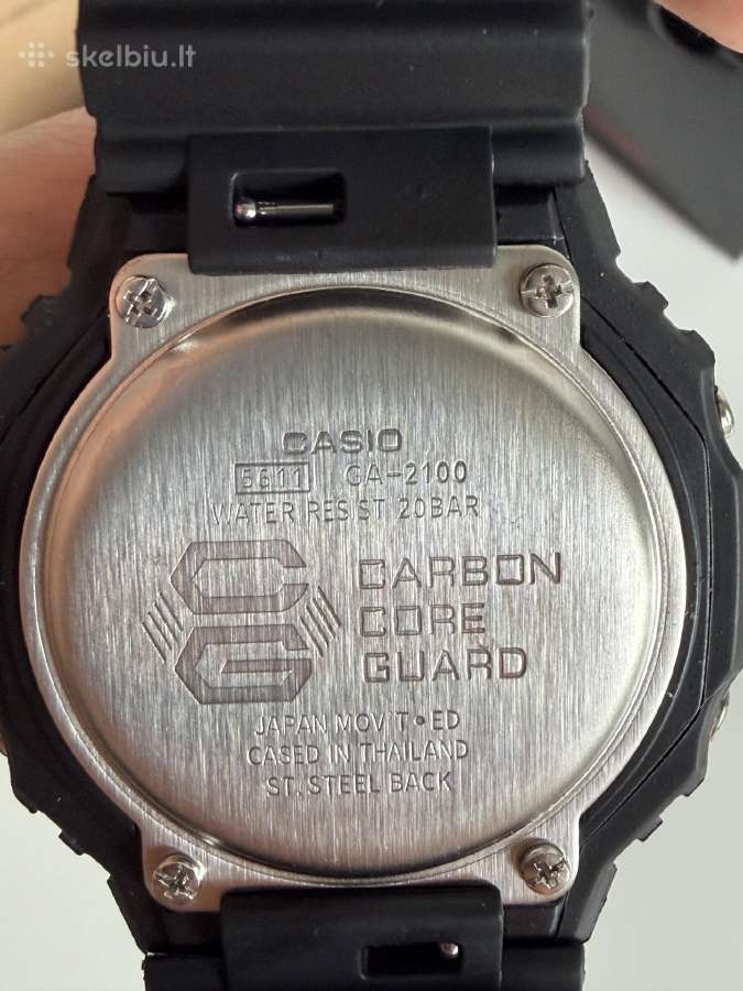G-shock laikrodis juodas ga-2100 - nuotraukos Nr. 5
