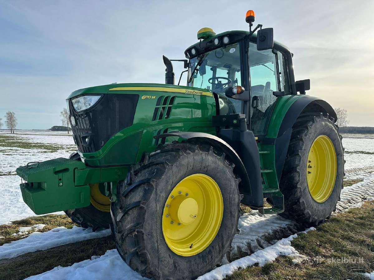 John Deere 6170m 170 Ag Autotrac Puiki būklė - nuotraukos Nr. 24