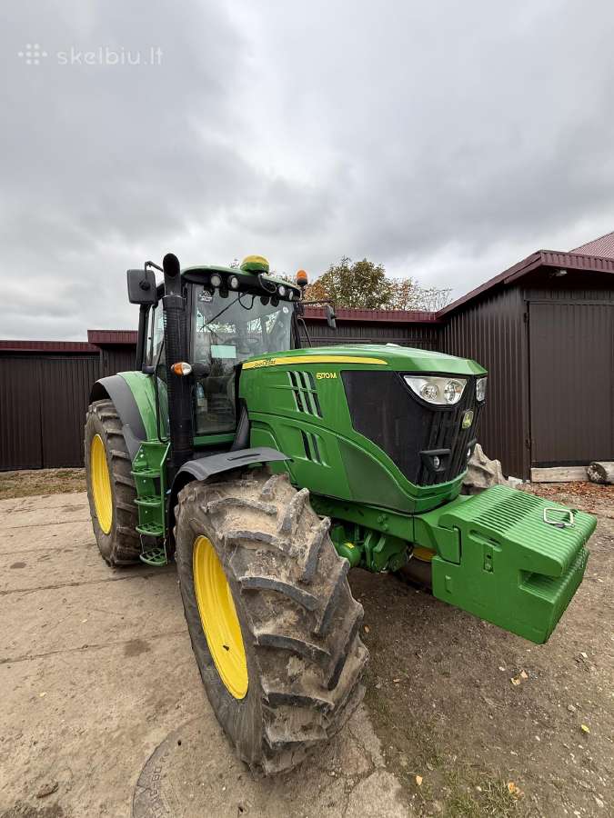 John Deere 6170m 170 Ag Autotrac Puiki būklė - nuotraukos Nr. 2