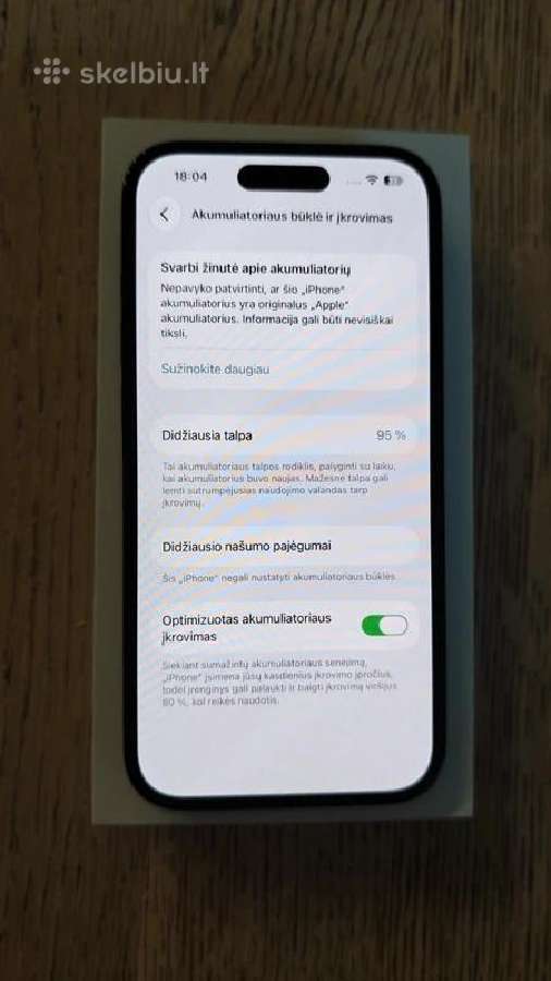 iPhone 14 Pro 128 GB su Apple Tag ir priedais - nuotraukos Nr. 6