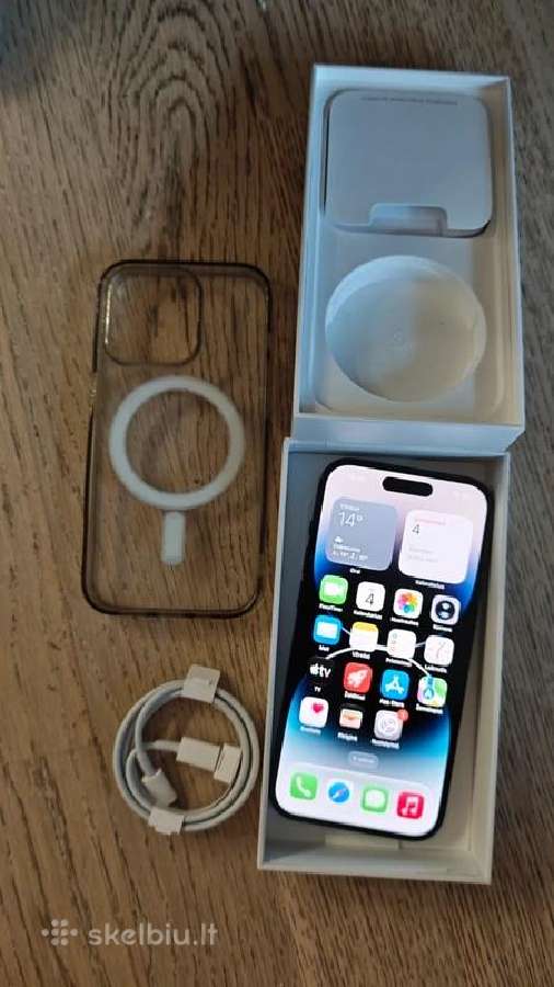 iPhone 14 Pro 128 GB su Apple Tag ir priedais - nuotraukos Nr. 4