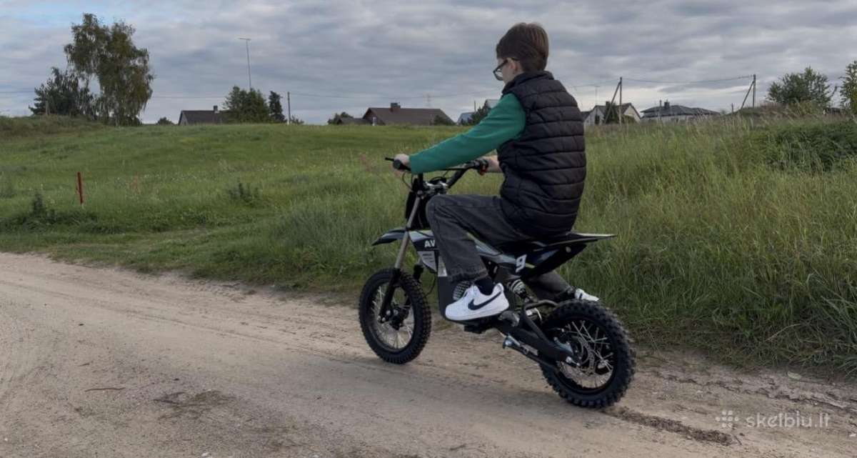 Elektrinis krosinis vaikiškas motociklas Emd09 - nuotraukos Nr. 7