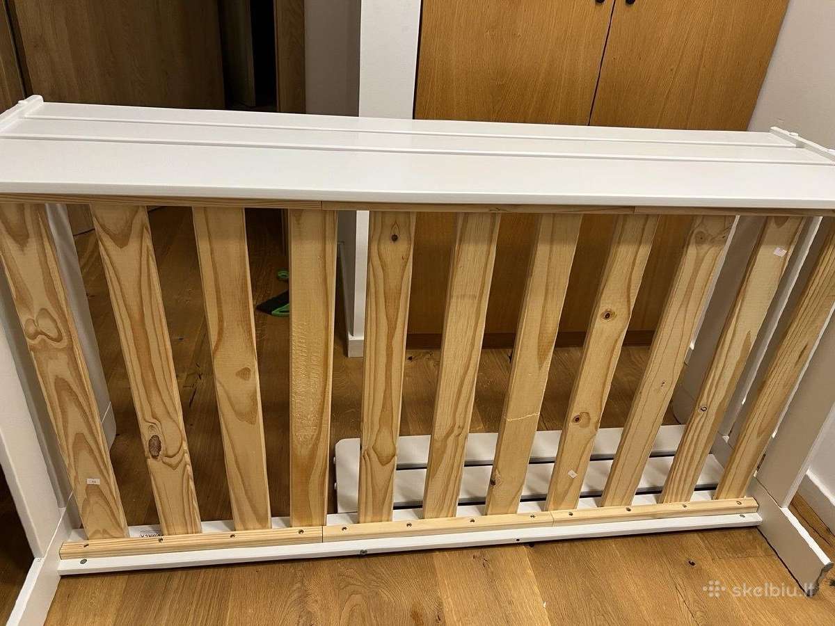 Vaikiška lova Aatrium Toddler 70x140, balta - nuotraukos Nr. 6