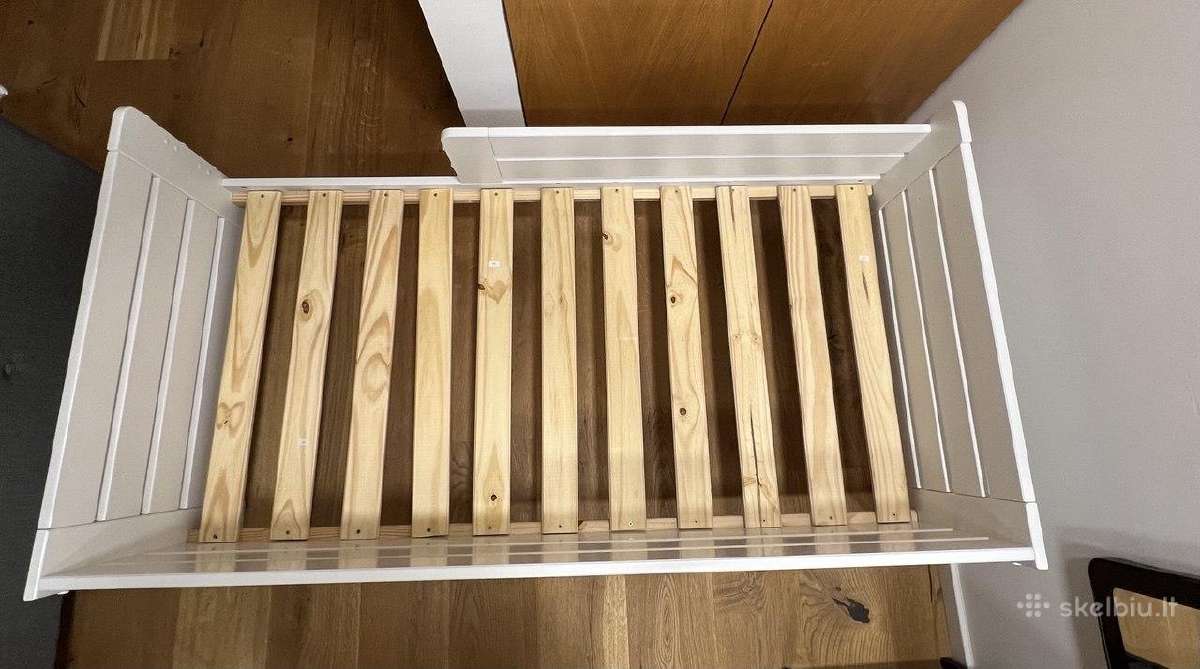 Vaikiška lova Aatrium Toddler 70x140, balta - nuotraukos Nr. 4
