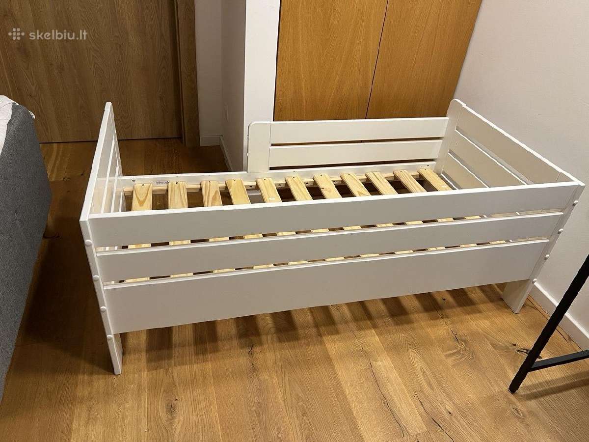 Vaikiška lova Aatrium Toddler 70x140, balta - nuotraukos Nr. 3