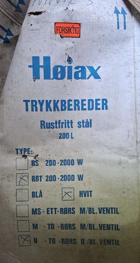 Nerūdijančio plieno boileris Hoiax Rbt200 kombin. - nuotraukos Nr. 3