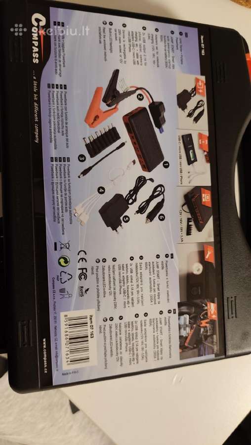 Powerbank + Jump Starter - nuotraukos Nr. 2