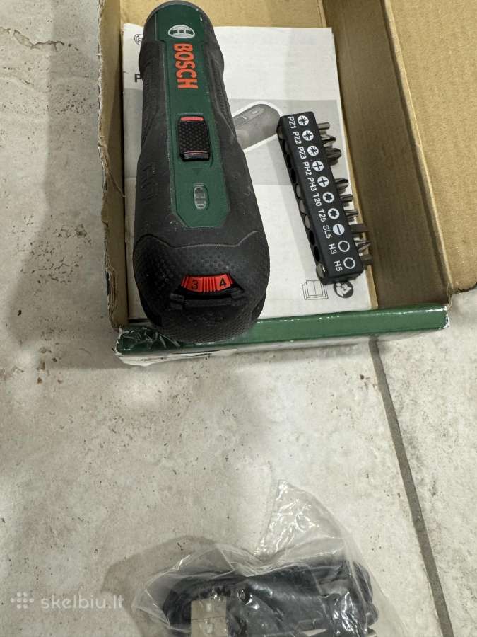 Suktuvas akumuliatorinis Bosch 3.6v - nuotraukos Nr. 2